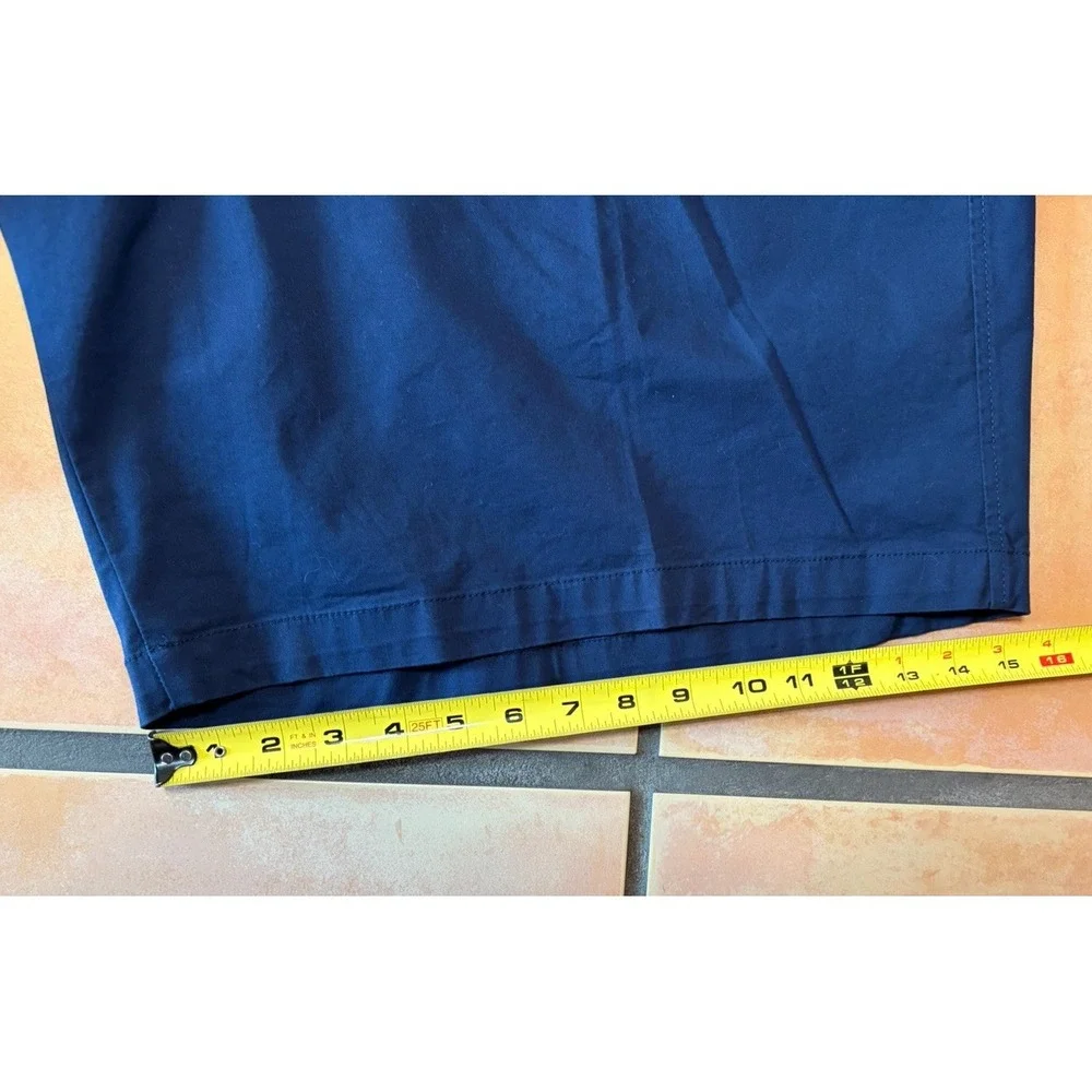 New! Big & Tall  Dockers Ultimate Shorts Supreme Flex Mens Size 52 Navy Blue